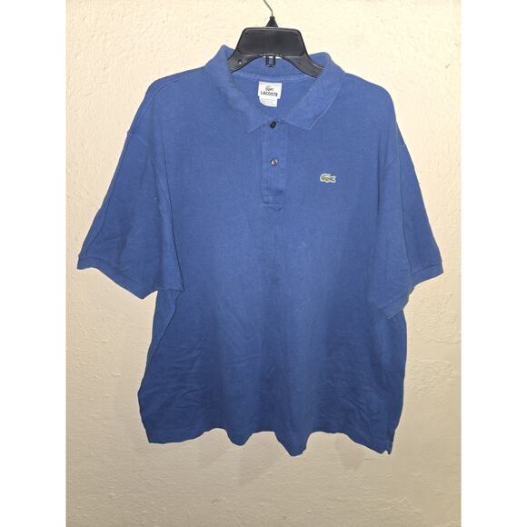 Lacoste Men's Blue Polo Shirt, Size 9 Or 4X - Picture 1 of 5